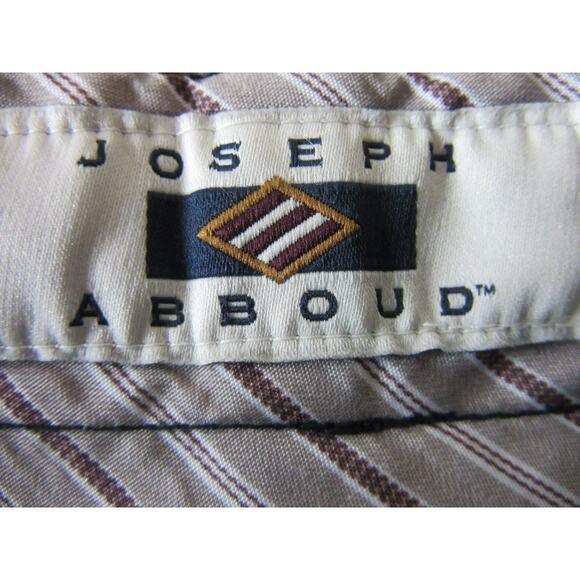 Two Pair Joseph Abboud Gray and Blue Chino 44x34 100% Cotton Pants NWT - Picture 4 of 10